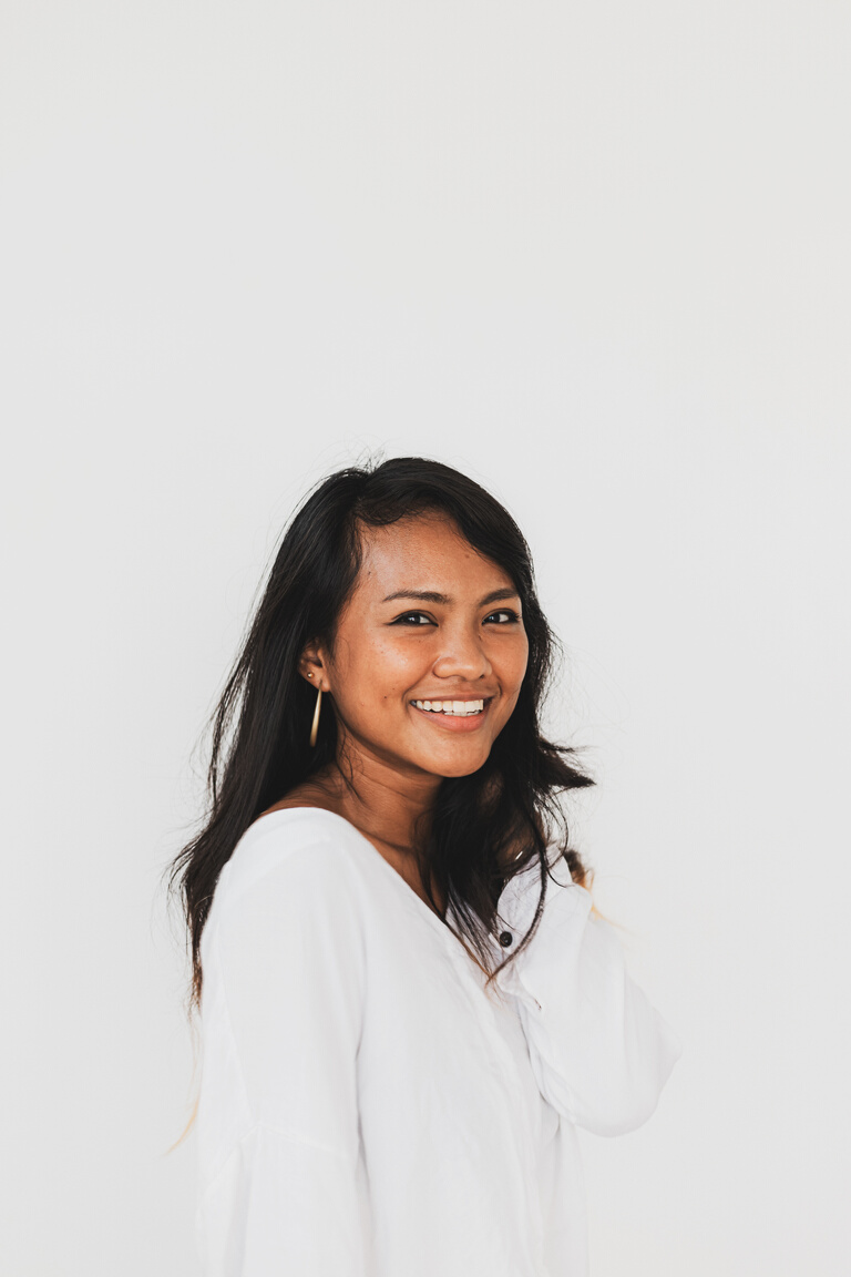 Portrait of a Happy Young Woman